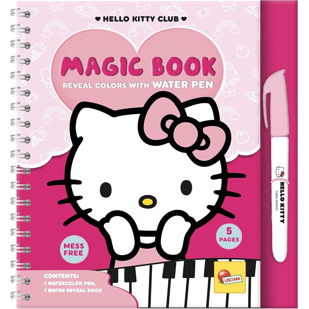 Hello Kitty Магическа книга за рисуване с вода - Lisciani изображение 1