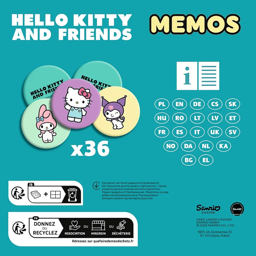 Hello Kitty мемори игра - Trefl изображение 3
