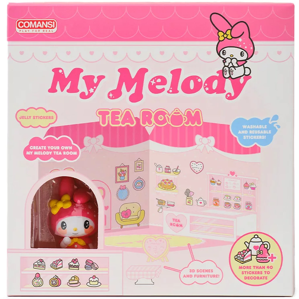 Hello Kitty: My Melody Чайна стая фигура с възможност за стикери - Comansi изображение 2