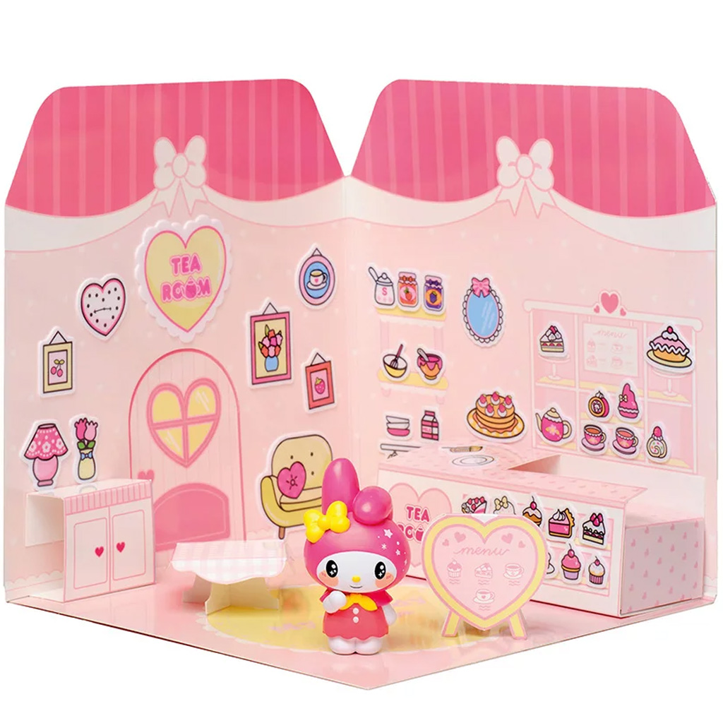 Hello Kitty: My Melody Чайна стая фигура с възможност за стикери - Comansi изображение 3
