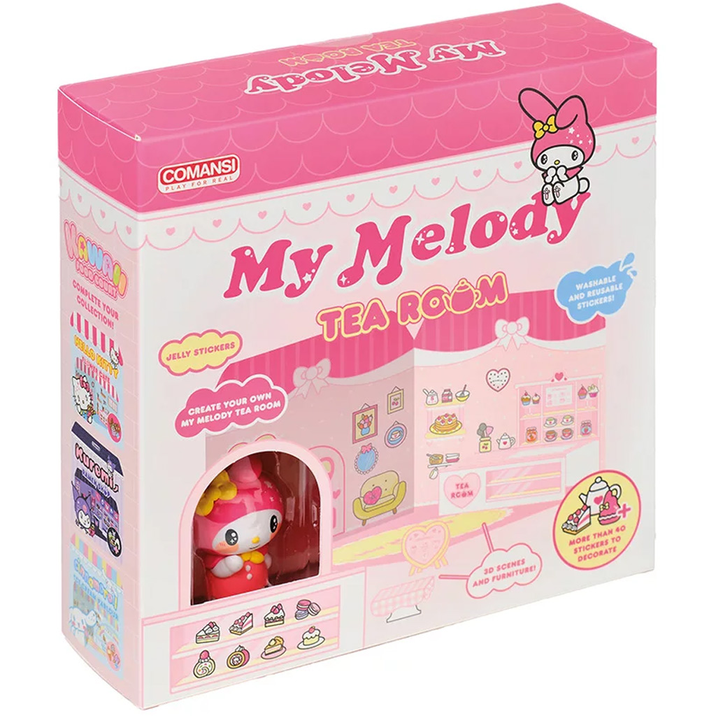 Hello Kitty: My Melody Чайна стая фигура с възможност за стикери - Comansi изображение 1