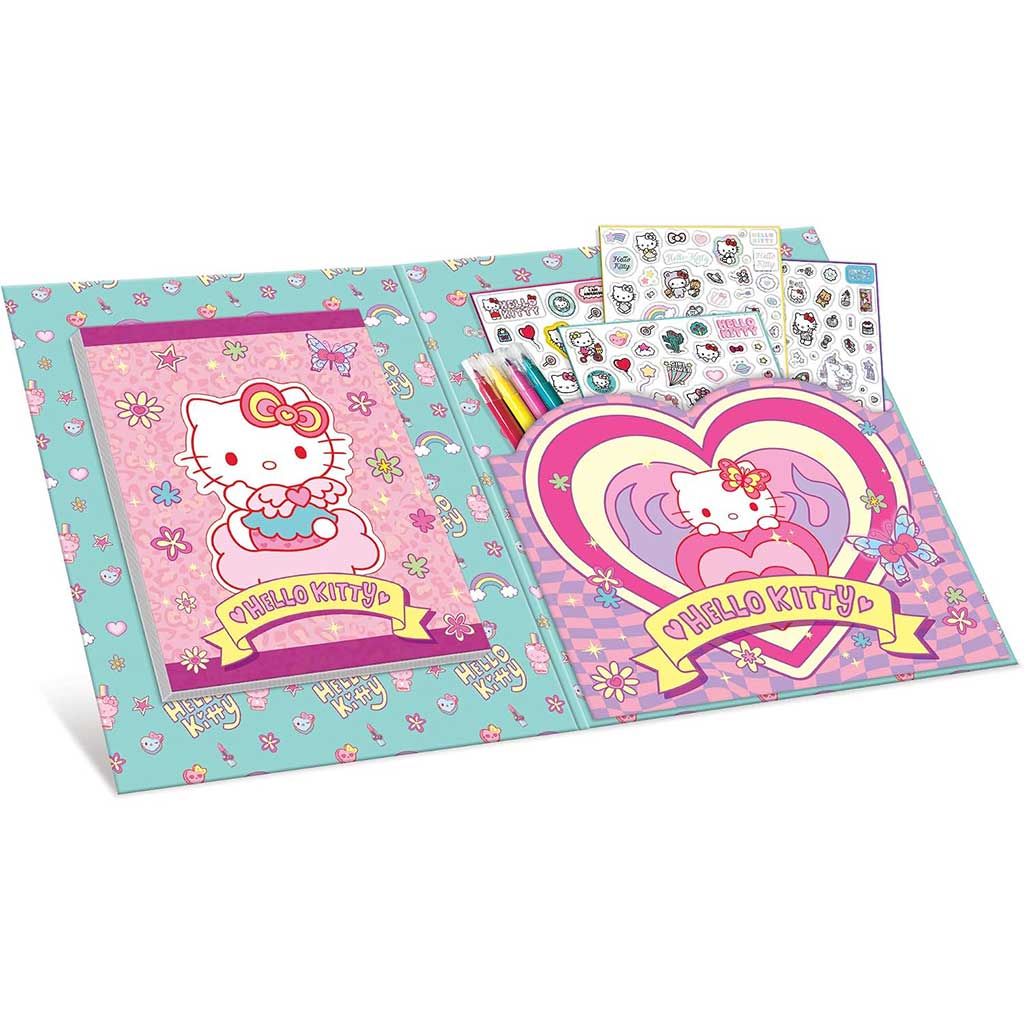 Hello Kitty Оцветяване с стикери - Lisciani изображение 2
