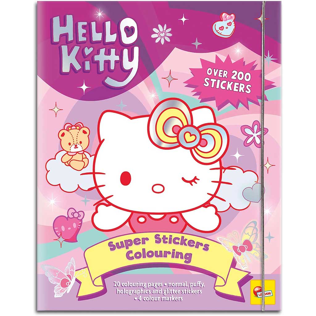 Hello Kitty Оцветяване с стикери - Lisciani изображение 1