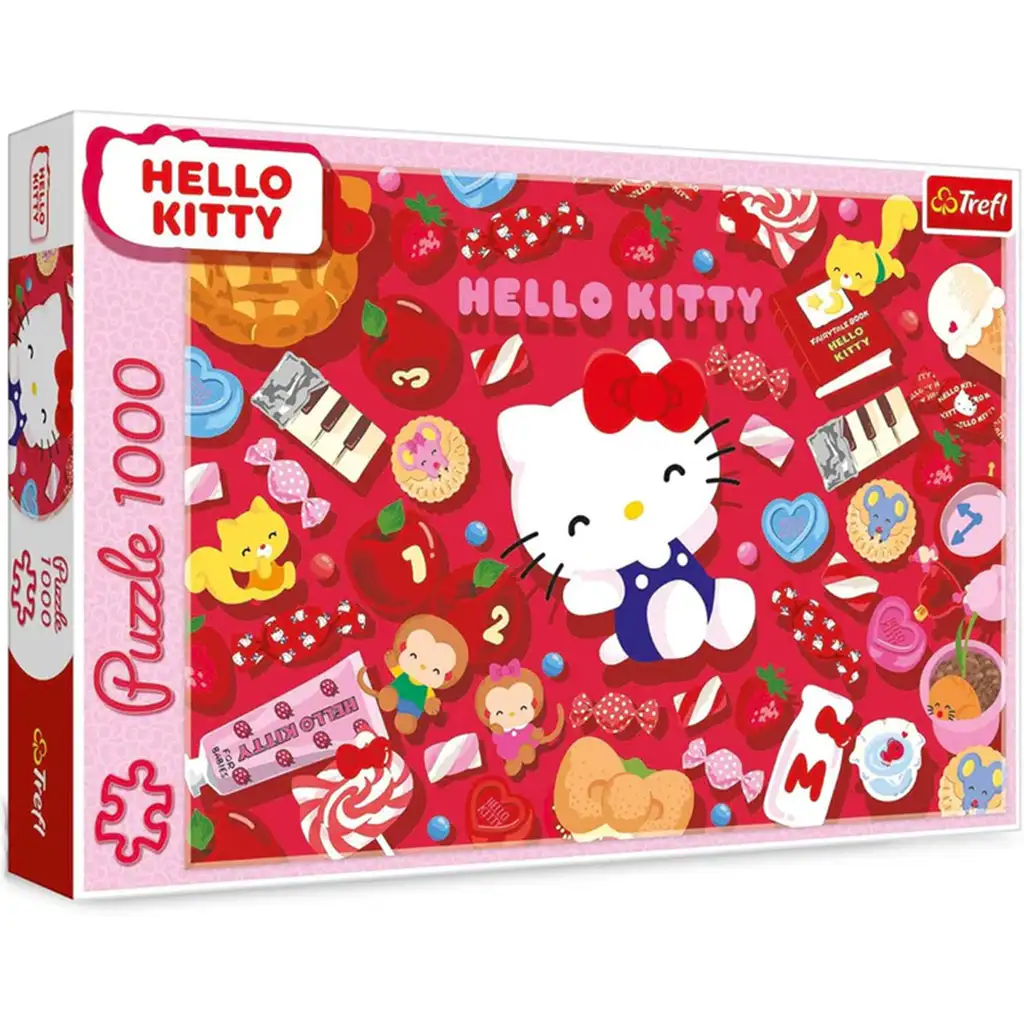 Hello Kitty сладък сън 1000 части пъзел - Trefl изображение 1