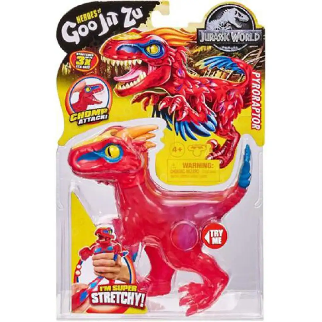 Heroes of Goo Jit Zu Jurassic World Pyroraptor играчка изображение 1