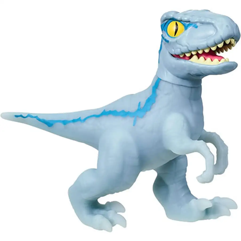 Heroes of Goo Jit Zu Jurassic World Син Велосираптор играчка изображение 2