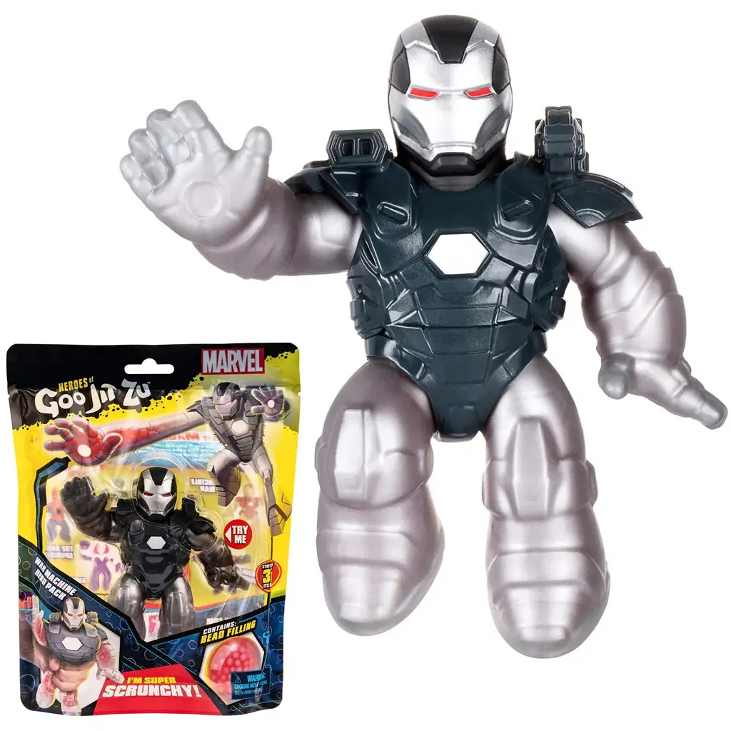 Heroes of Goo Jit Zu: Marvel герои разтегливата фигура - War Machine изображение 1