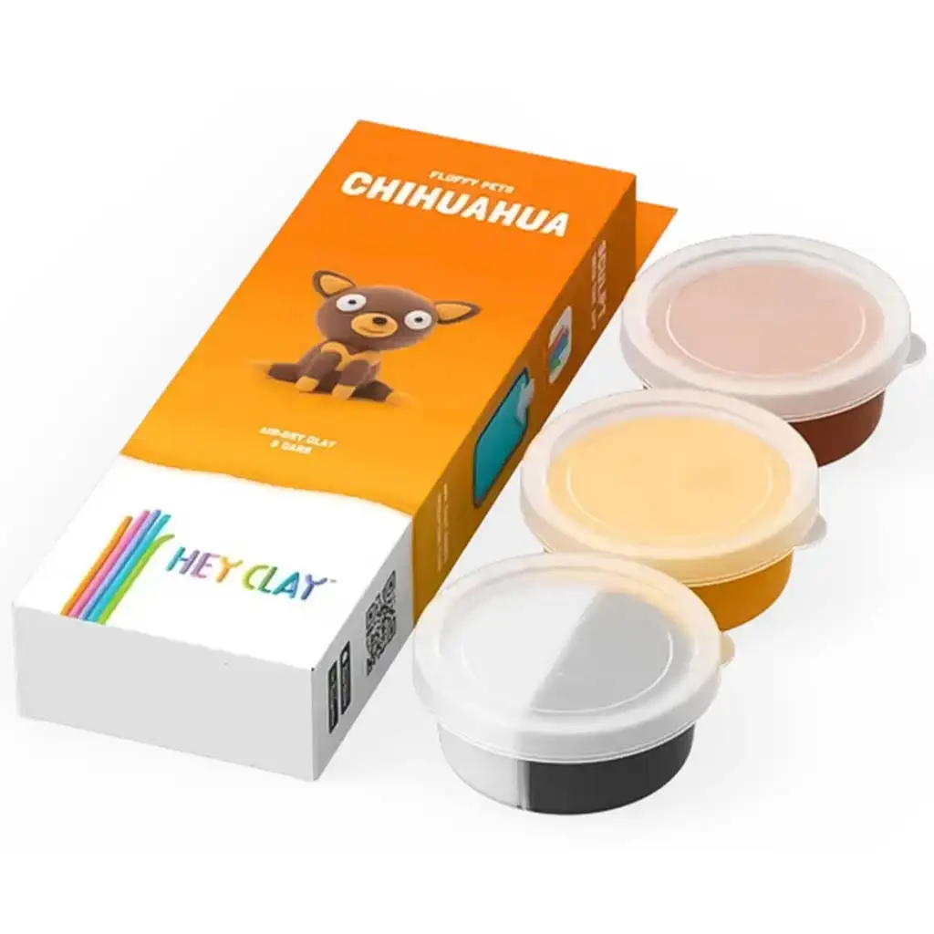 Hey Clay: Мек и пухкав чихуахуа фигурка за моделиране изображение 2