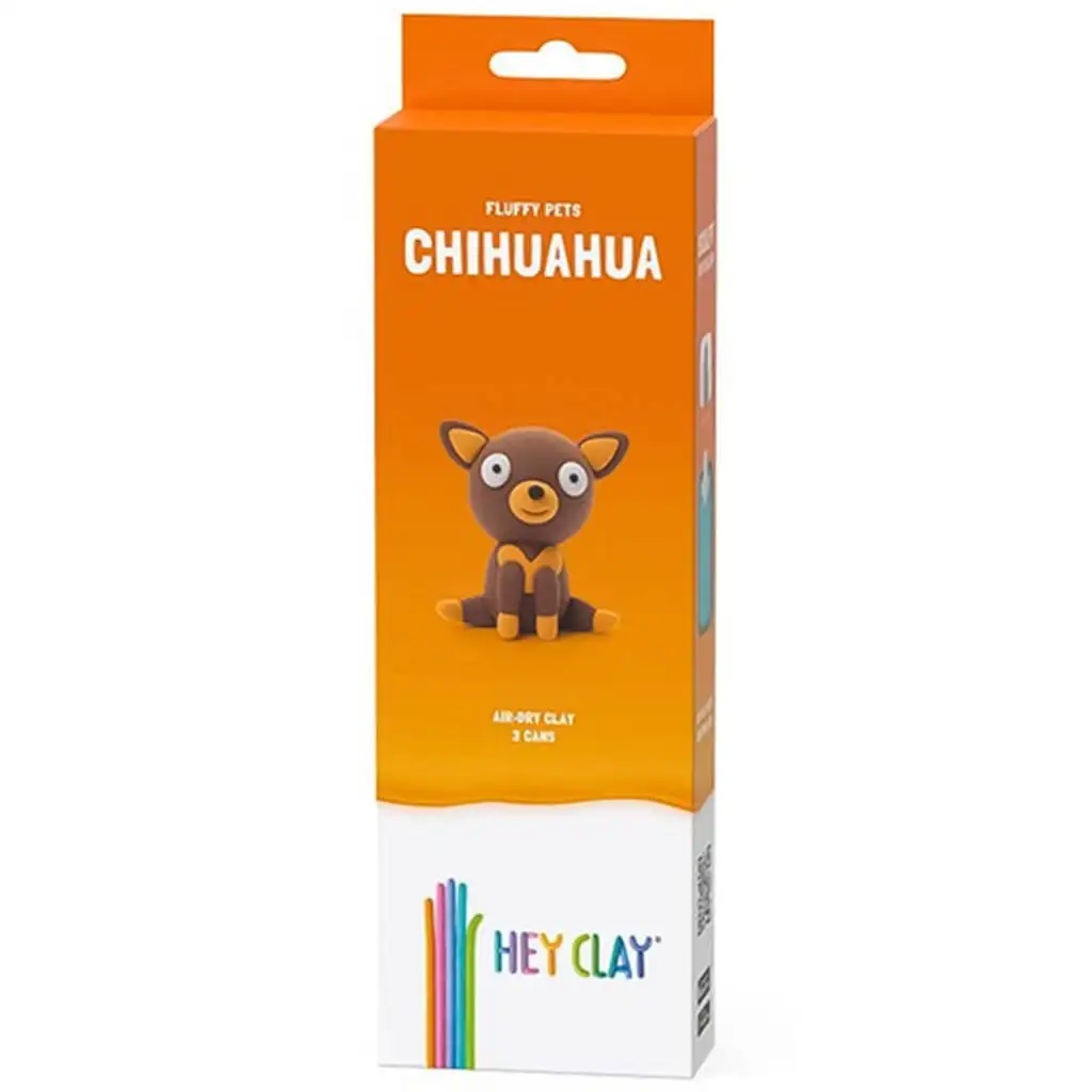 Hey Clay: Мек и пухкав чихуахуа фигурка за моделиране изображение 1