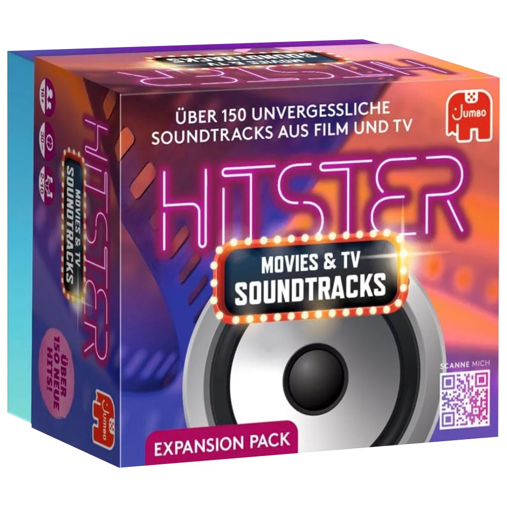 Hitster Филмови и ТВ песни настолна игра разширение изображение 1