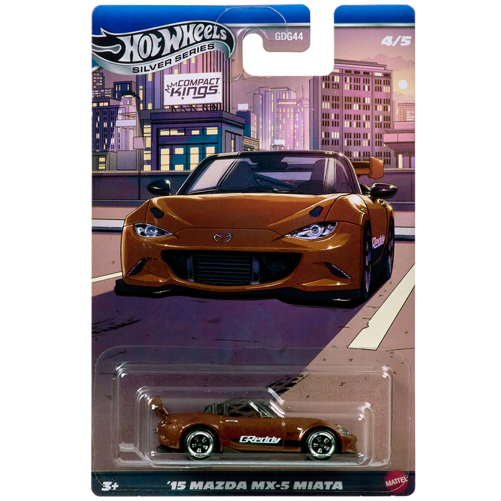 Hot Wheels: ’15 Mazda MX-5 Miata класически количка 1/64 - Mattel изображение 1