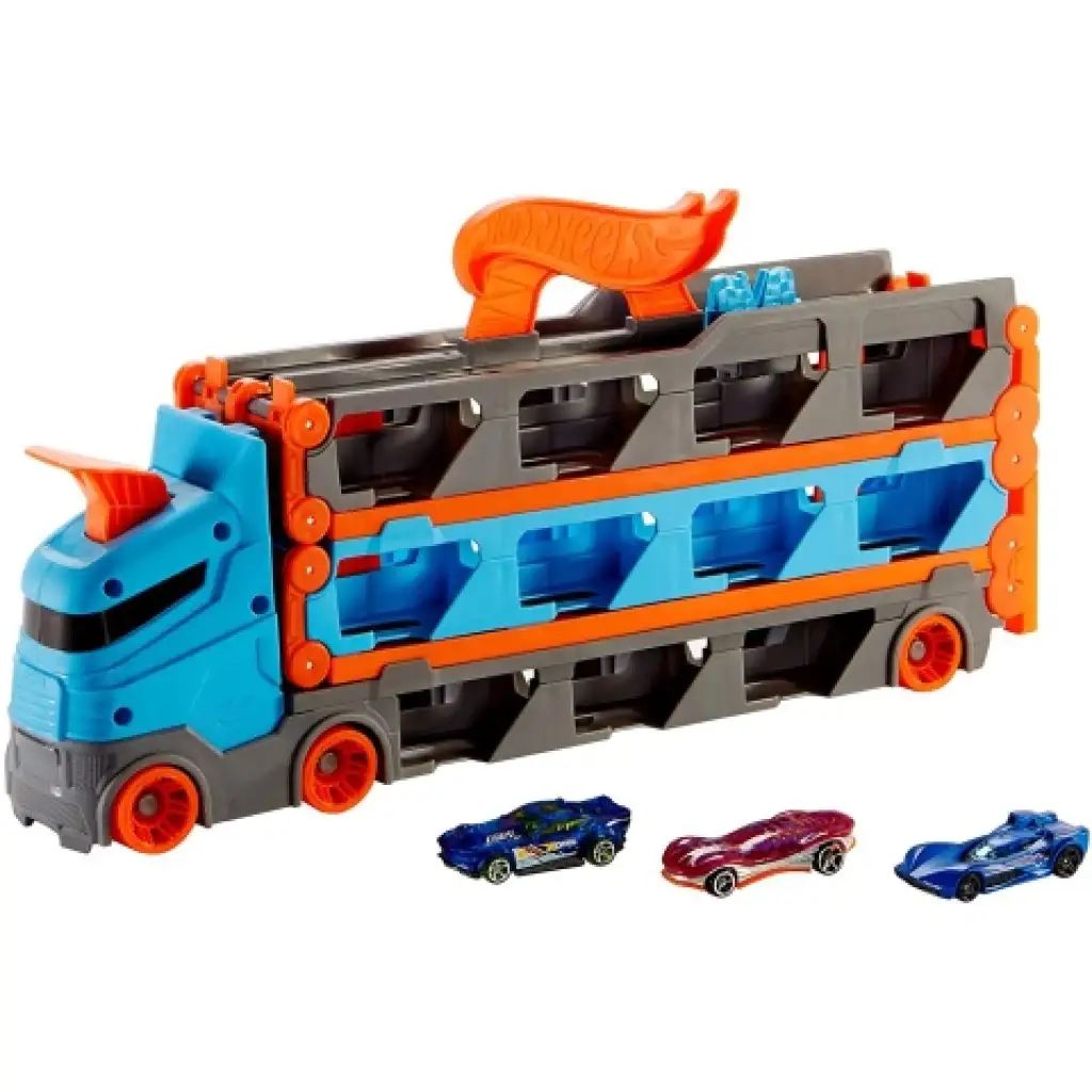Hot Wheels: 2 в 1 Ultimate Транспортен камион - Mattel изображение 2