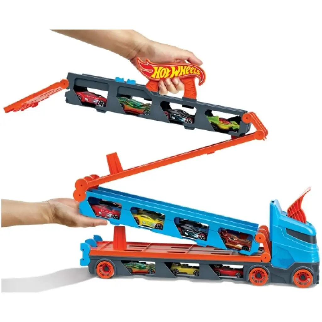Hot Wheels: 2 в 1 Ultimate Транспортен камион - Mattel изображение 3