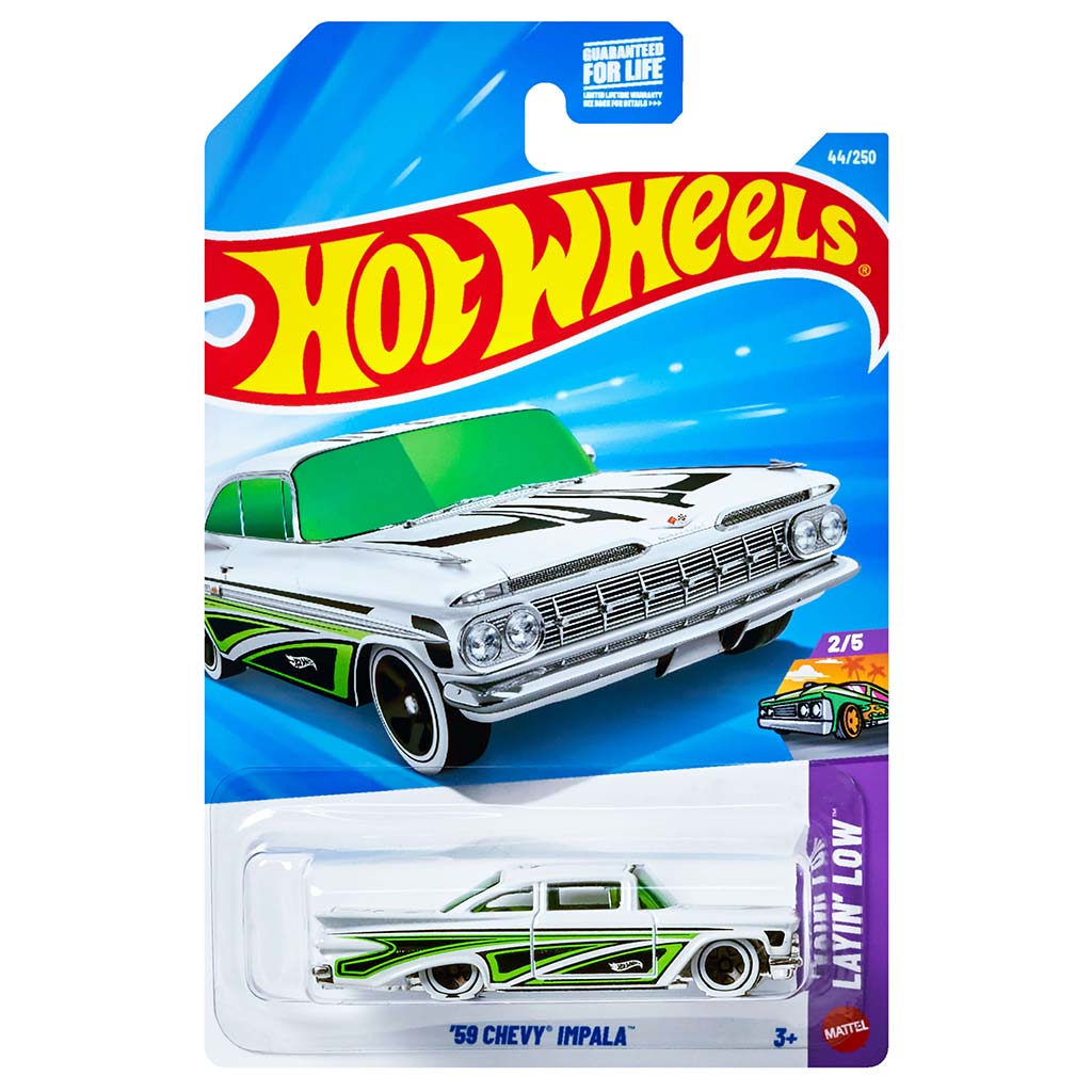 Hot Wheels: '59 Chevy Impala количка 1/64 – Mattel изображение 1