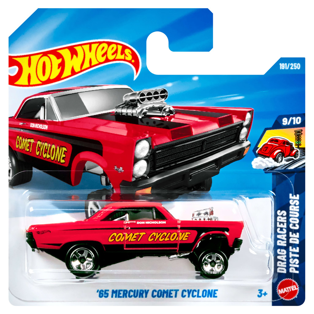 Hot Wheels: '65 Mercury Comet Cyclone количка 1/64 - Mattel изображение 1
