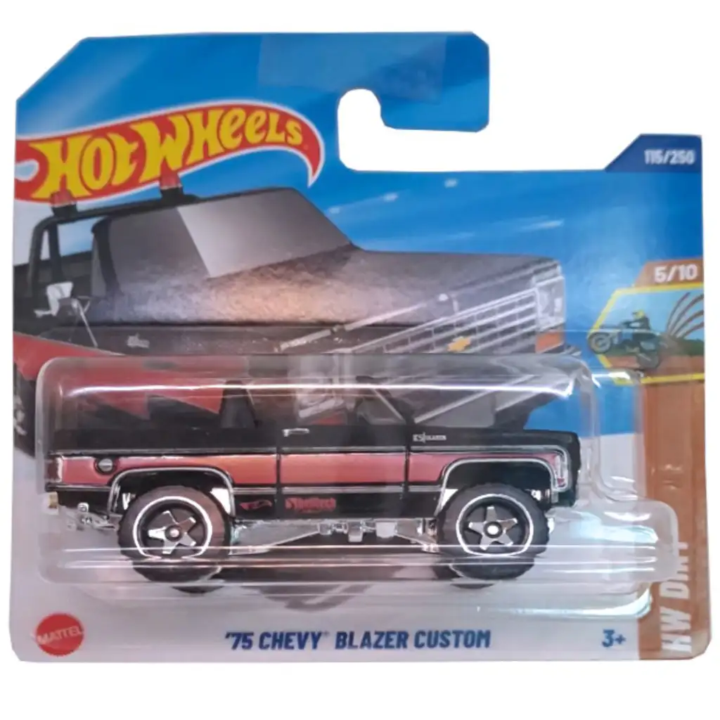 Hot Wheels: ’75 Chevy Blazer Custom количка 1/64 – Mattel изображение 1