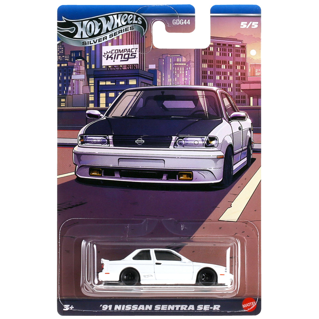 Hot Wheels: ’91 Nissan Sentra SE-R класически количка 1/64 - Mattel изображение 1