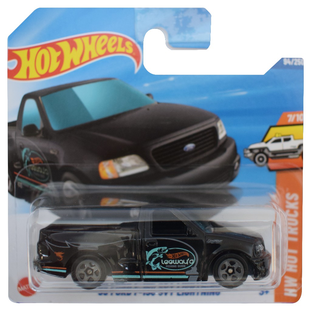 Hot Wheels: '99 Ford F-150 SVT количка 1/64 - Mattel изображение 1