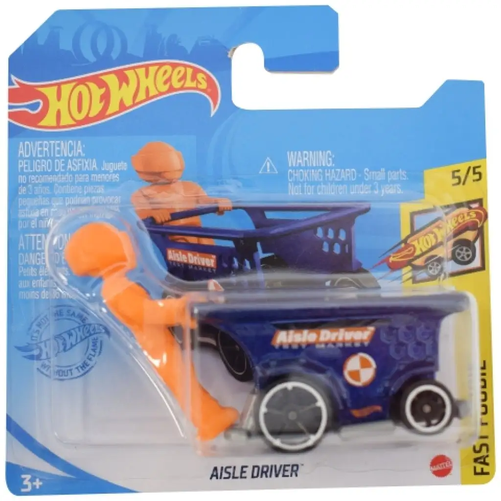 Hot Wheels: Aisle Driver лилава количка 1/64 - Mattel изображение 1