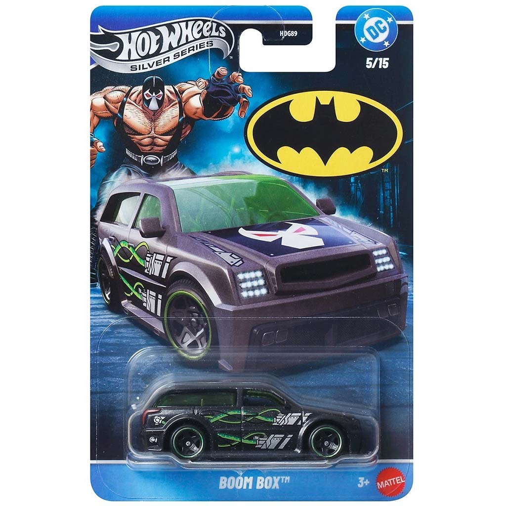 Hot Wheels Batman: Boom Box количка 1/64 - Mattel изображение 1