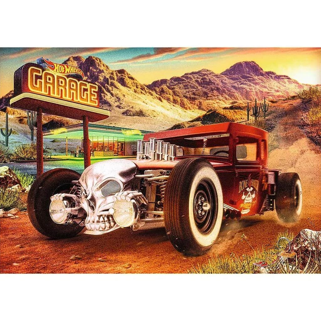 Hot Wheels: Bone Shaker 1000 части Premium Plus пъзел - Trefl изображение 2