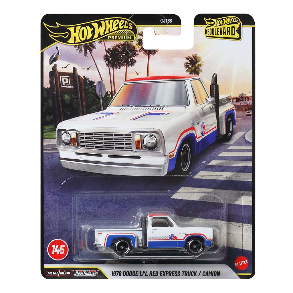 Hot Wheels Boulevard: 1978 Dodge Lil Red Express Truck количка 1/64 - Mattel изображение 1