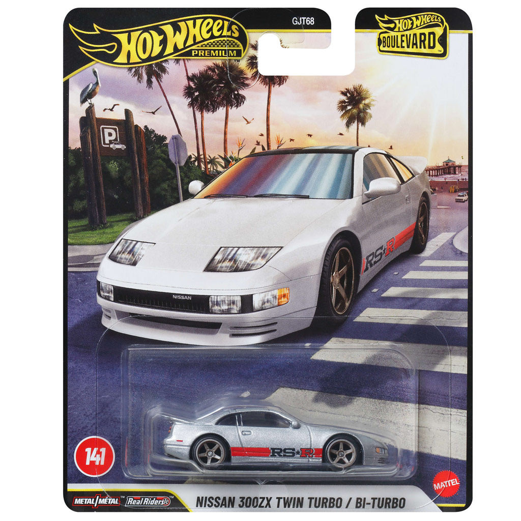 Hot Wheels Boulevard: Nissan 300ZX Twin Turbo количка 1/64 - Mattel изображение 1