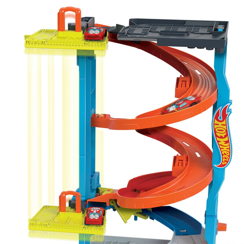 Hot Wheels City: 2 в 1 състезателна кула комплект за игра - Mattel изображение 4