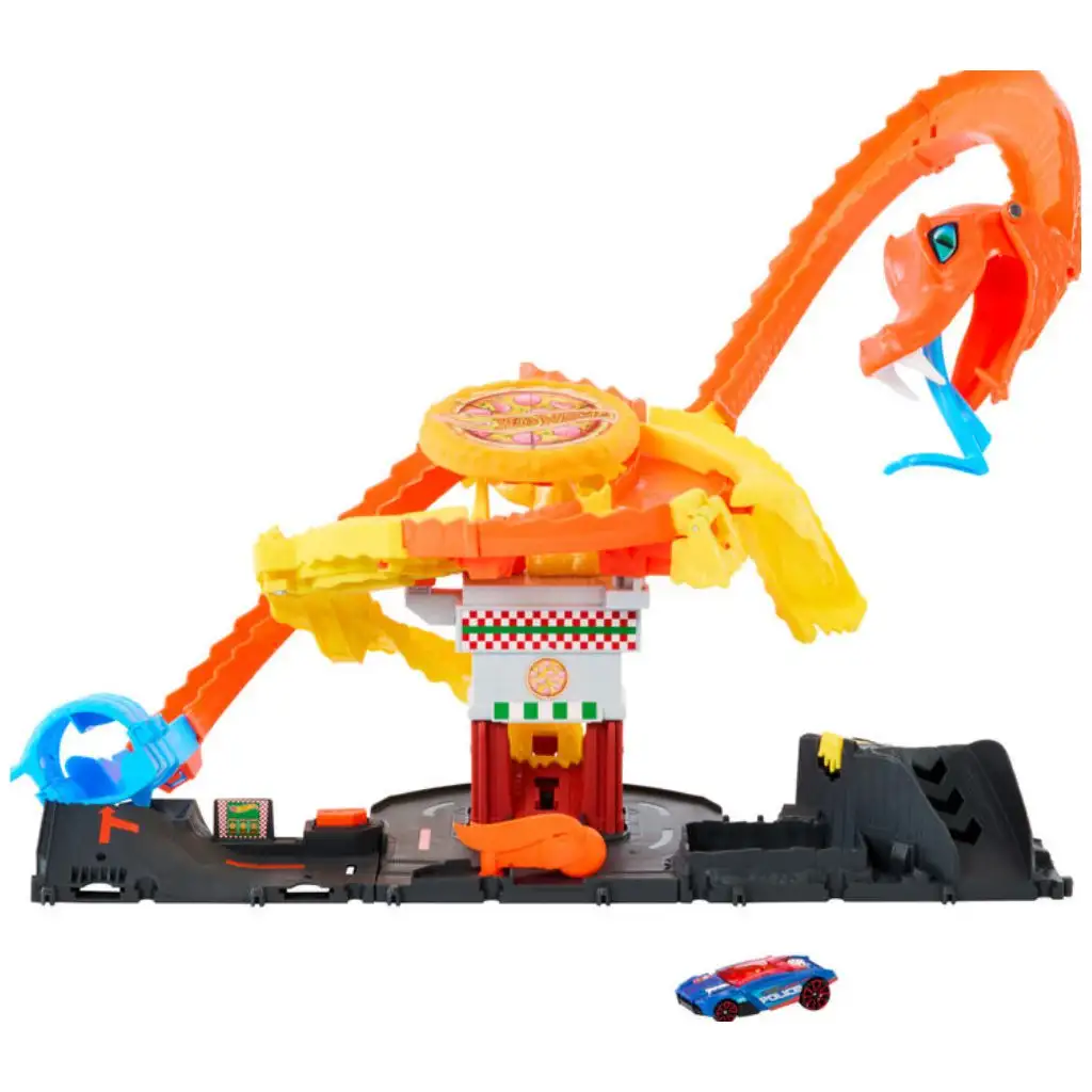 Hot Wheels City: Нападение на пицарията с кобра - Mattel изображение 2