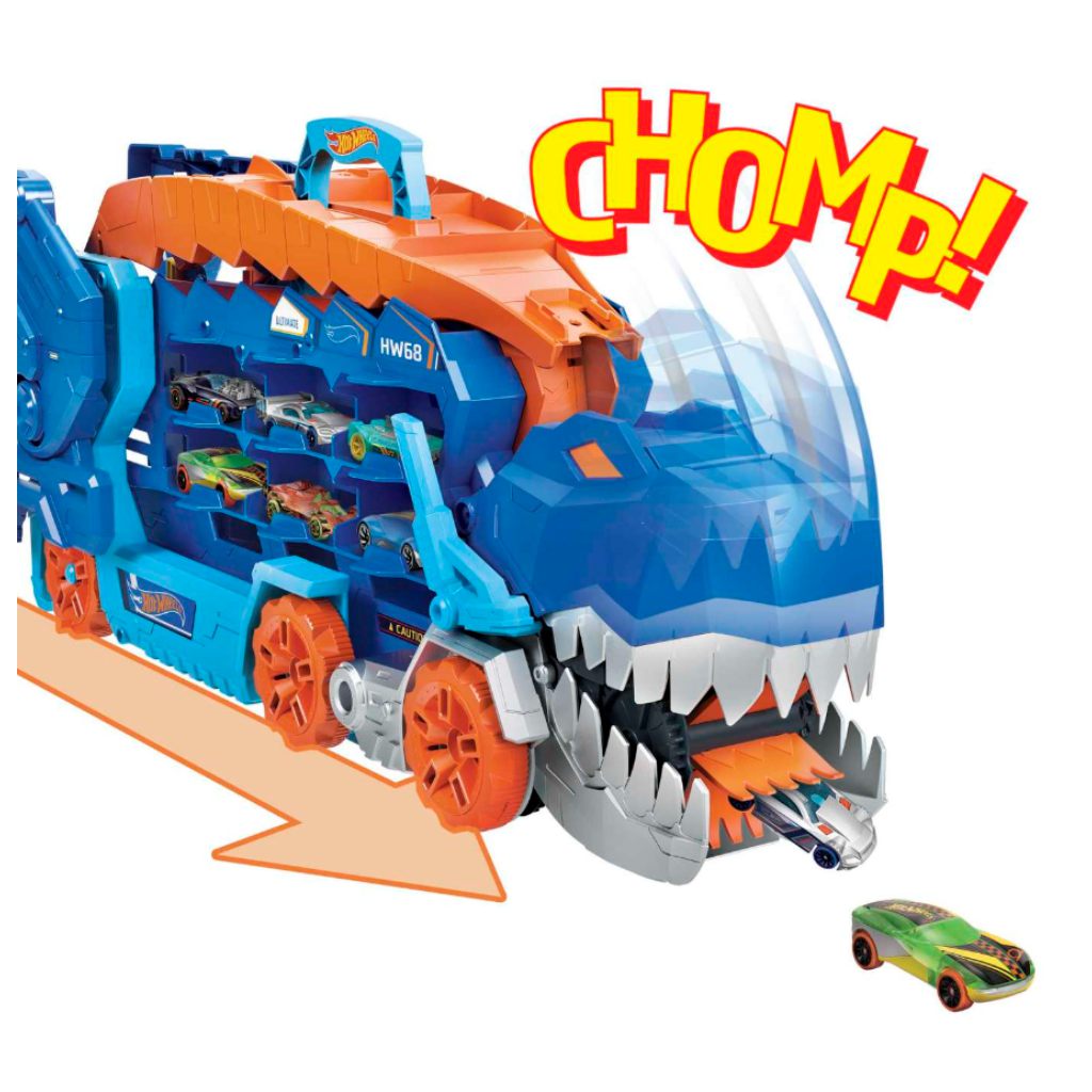 Hot Wheels City: Преобразуем Ultimate Автопреносител T-Rex - Mattel изображение 3
