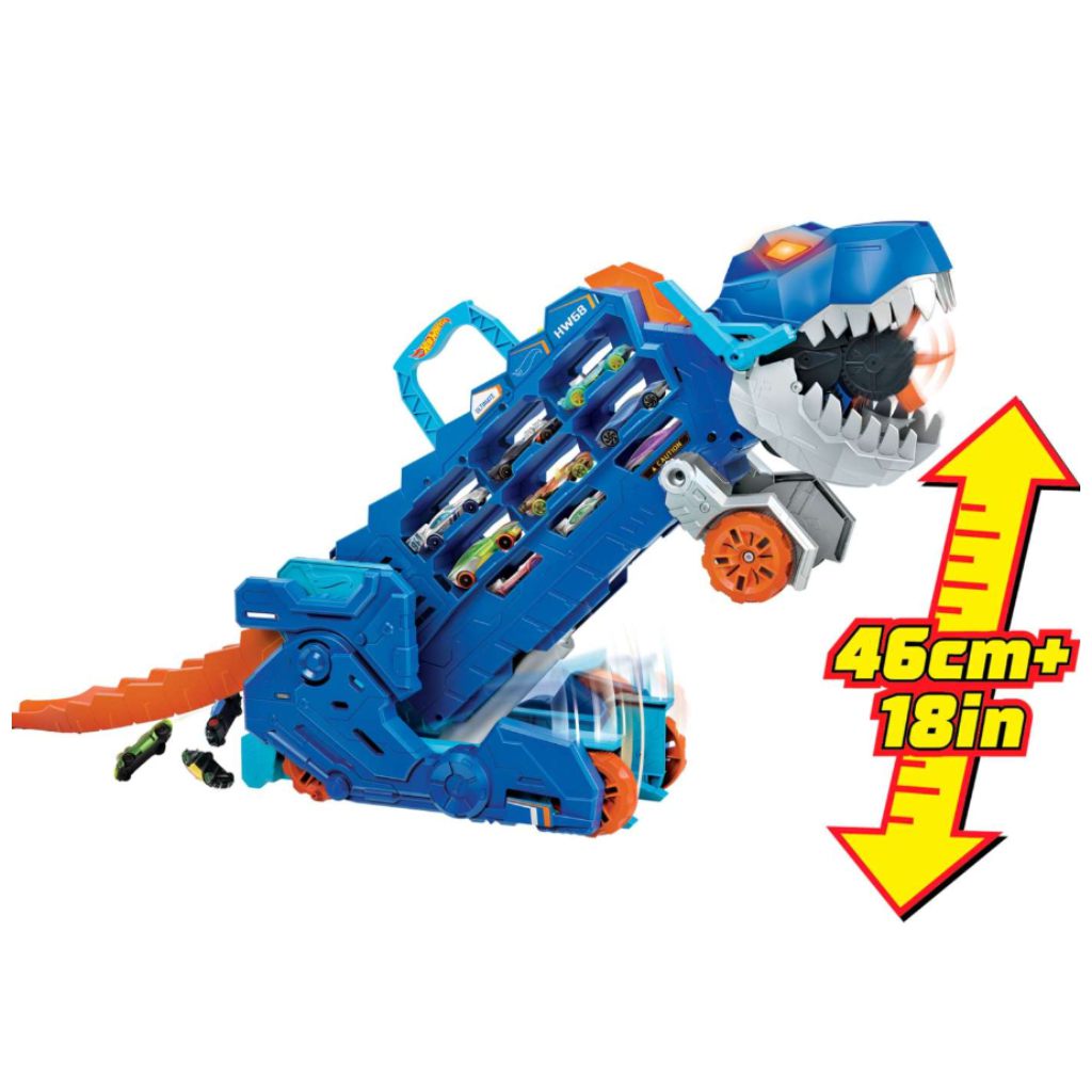Hot Wheels City: Преобразуем Ultimate Автопреносител T-Rex - Mattel изображение 4