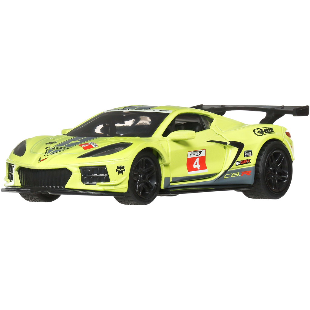 Hot Wheels: Corvette C8.R навиваща се количка 1/43 - Mattel изображение 2