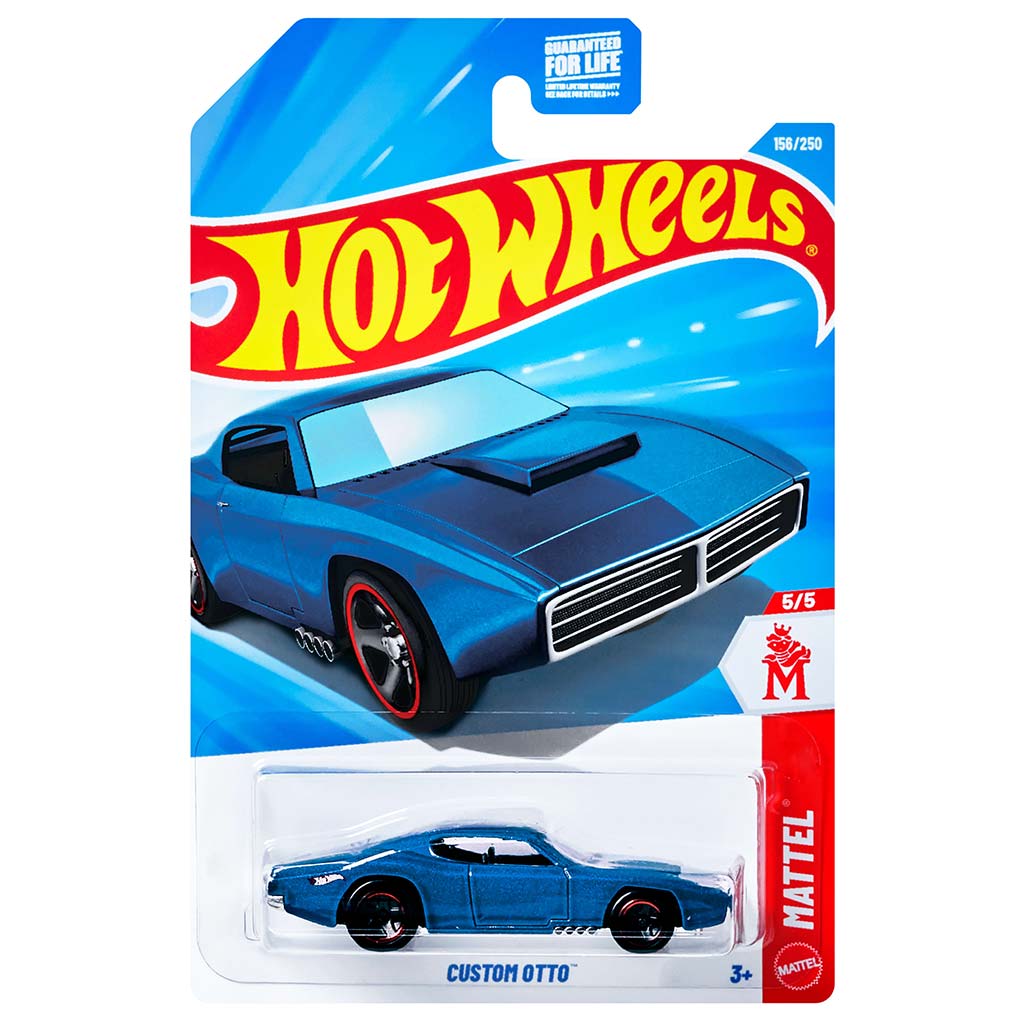 Hot Wheels: Custom Otto синьо количка 1/64 - Mattel изображение 1