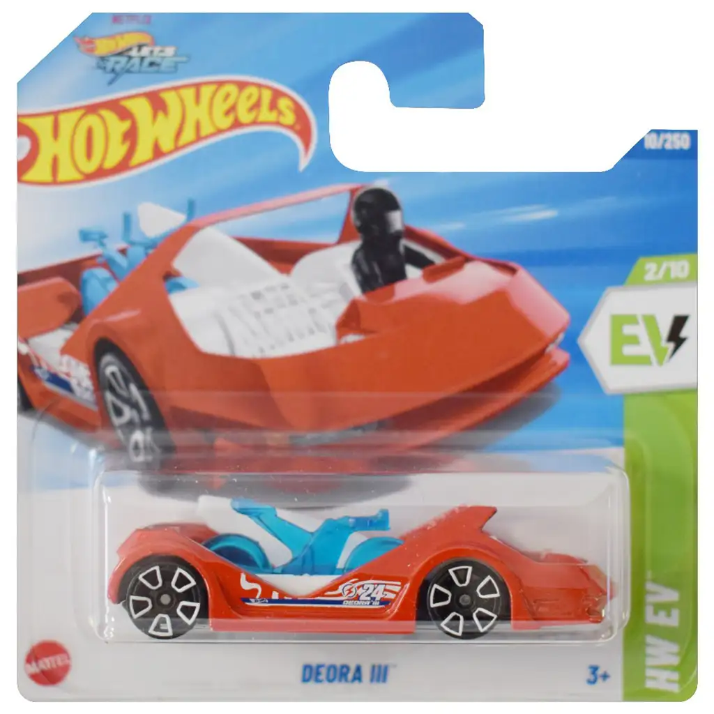 Hot Wheels: Deora III оранжево-синя количка 1/64 - Mattel изображение 1