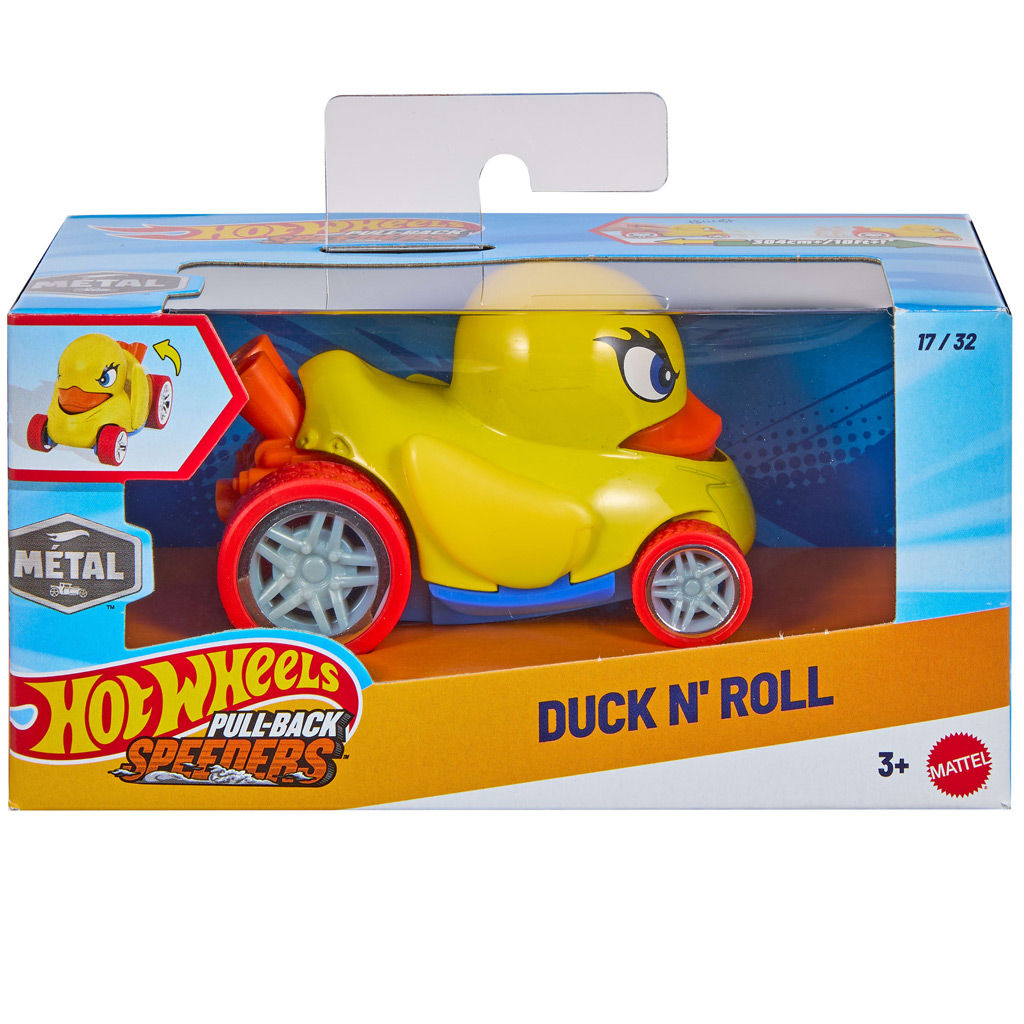 Hot Wheels: Duck N' Roll навиваща се количка 1/43 - Mattel изображение 1