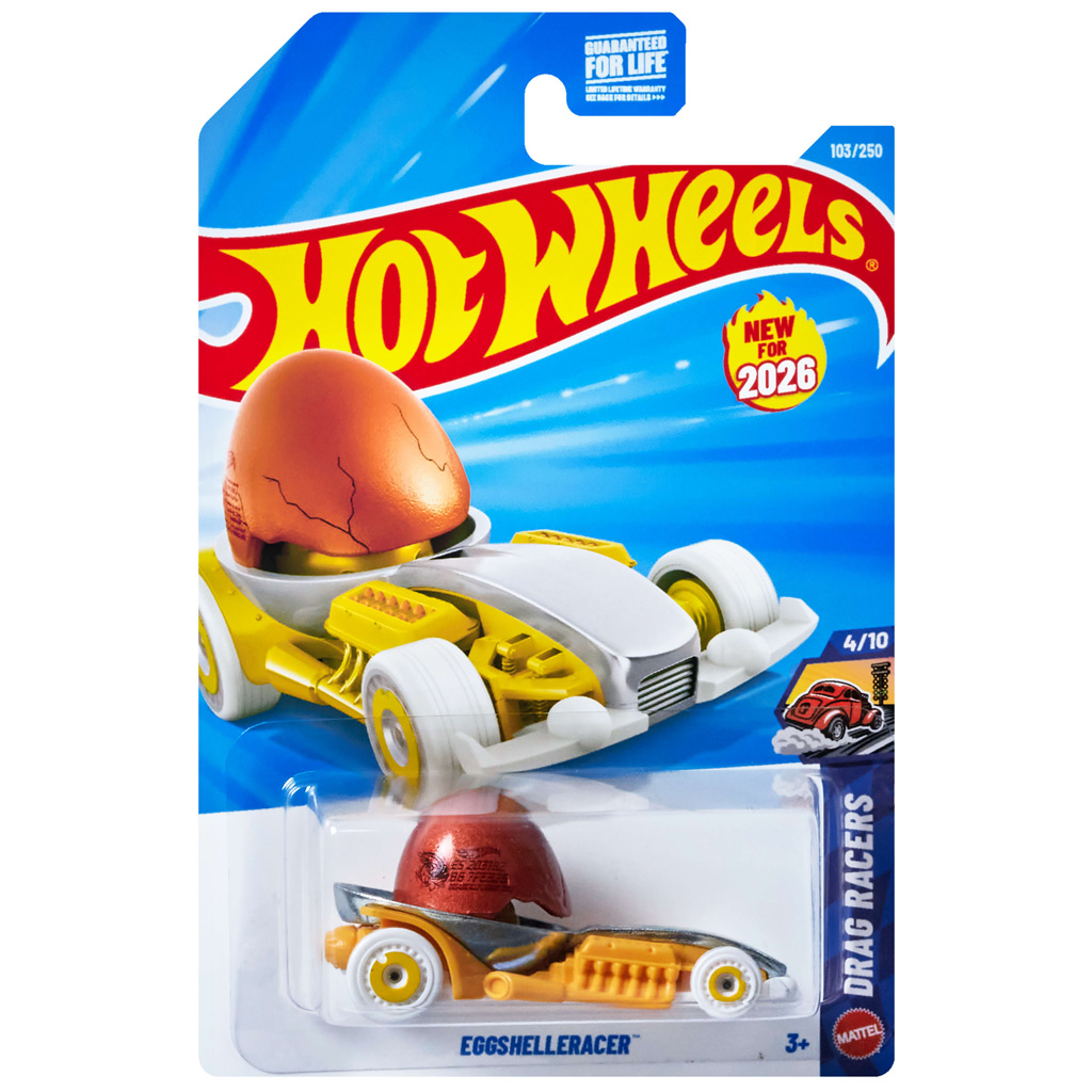 Hot Wheels: Eggshelleracer количка 1/64 - Mattel изображение 1
