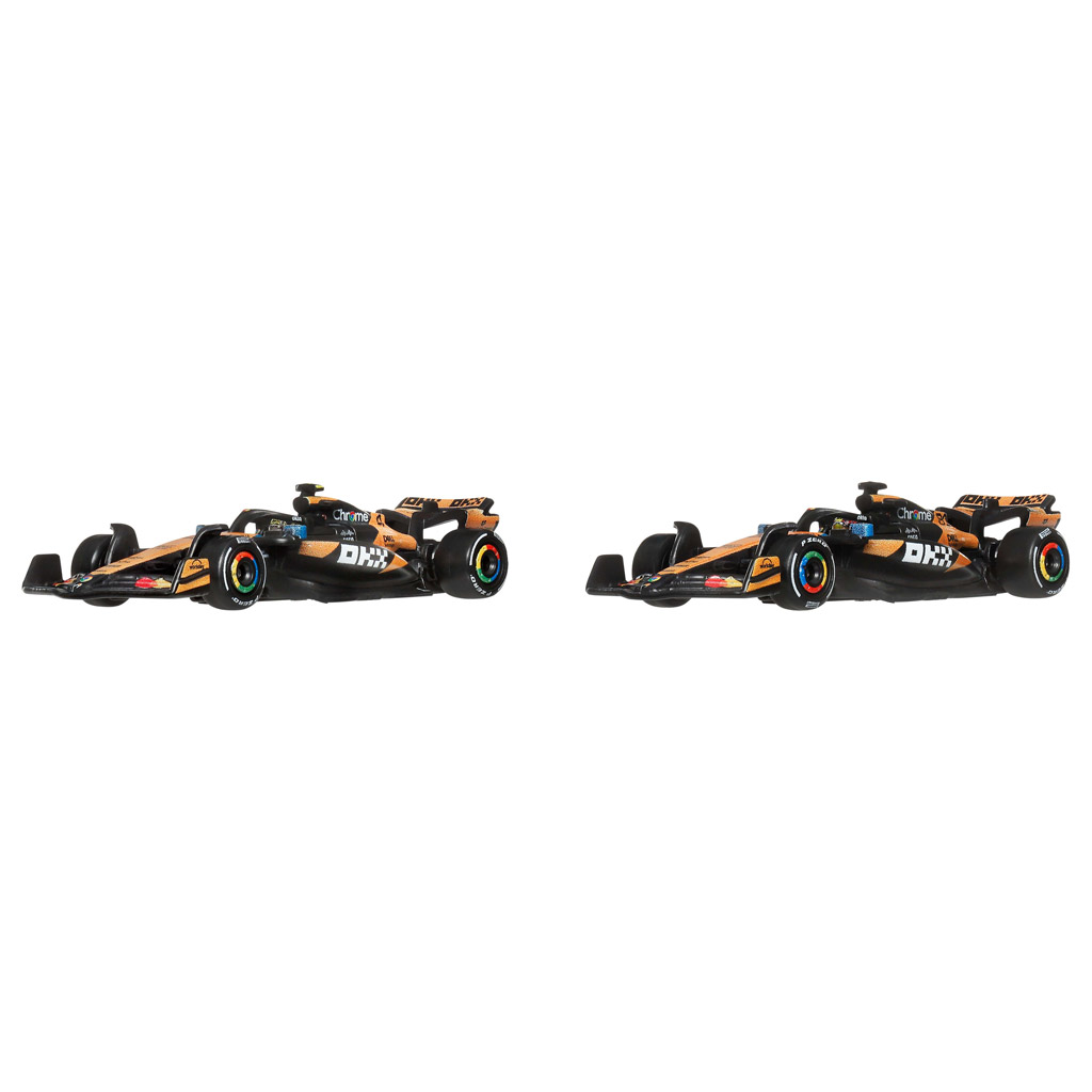 Hot Wheels F1 Малка кола 2-ри пакет - McLaren: Норис + Пиастри - Mattel изображение 2