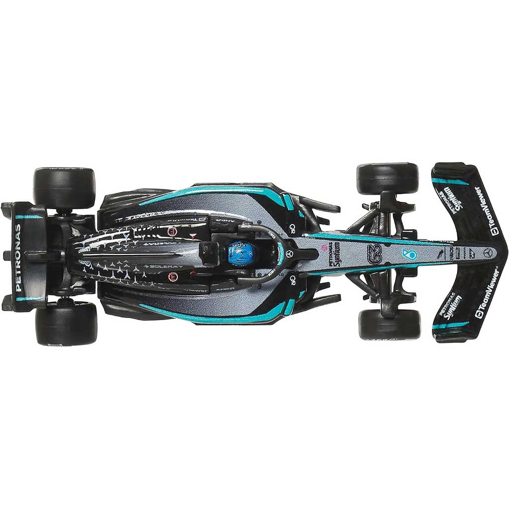 Hot Wheels F1 Малка кола 2-ри пакет - Mercedes: Antonelli + Russell - Mattel изображение 3