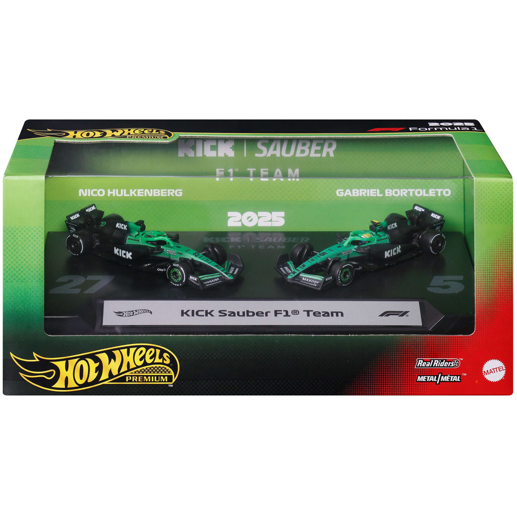 Hot Wheels F1 Малка кола 2-ри пакет - Sauber: Хюлкенберг + Бортолето - Mattel изображение 1