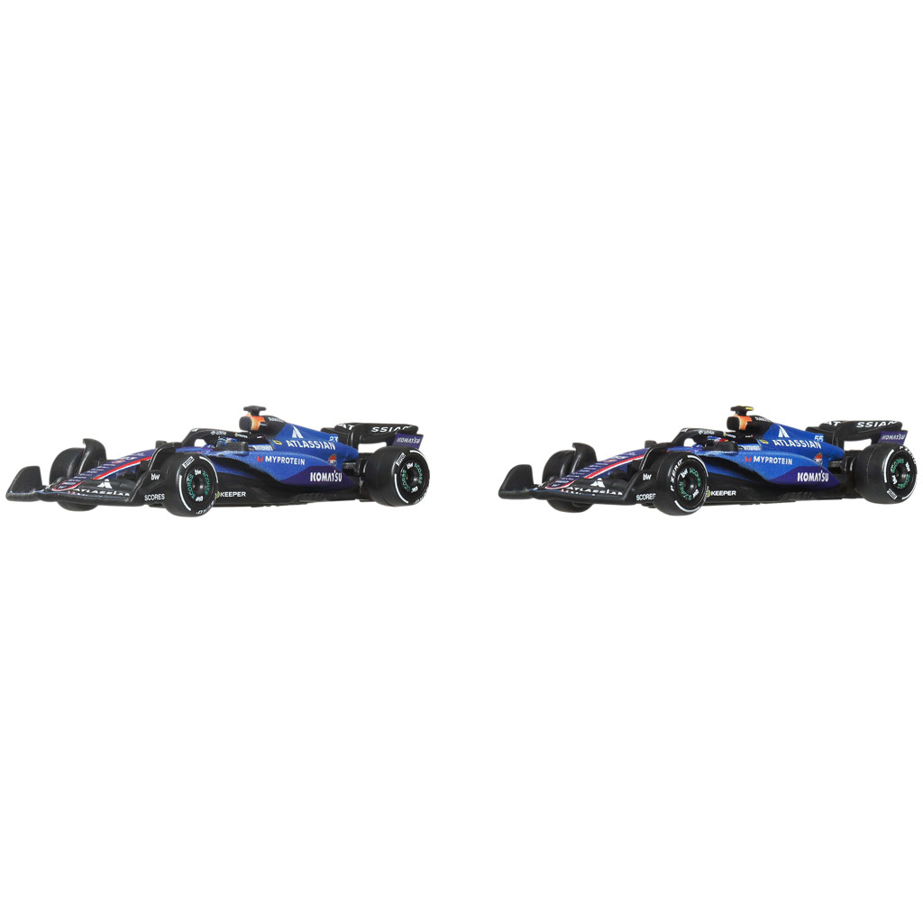 Hot Wheels F1 Малка кола 2-ри пакет - Williams:sainz + Albon - Mattel изображение 2