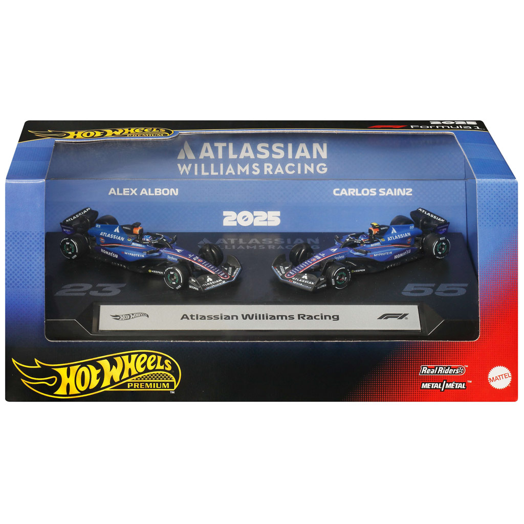 Hot Wheels F1 Малка кола 2-ри пакет - Williams:sainz + Albon - Mattel изображение 1