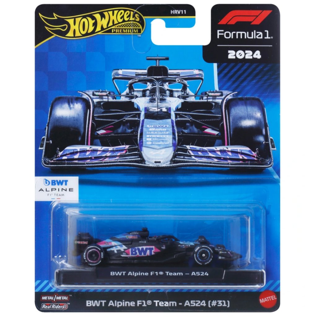 Hot Wheels Формула 1: BWT Alpine A524 (#31) количка 1/64 - Mattel изображение 1