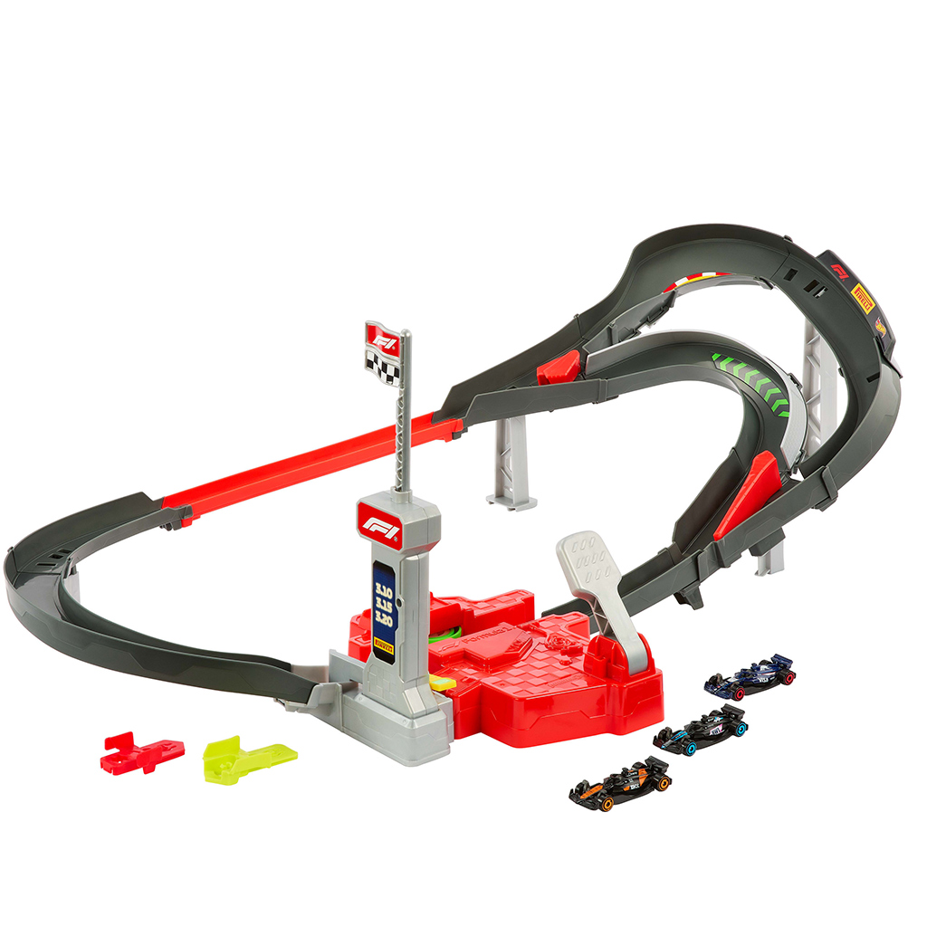 Hot Wheels: Формула 1 спринт състезателна писта комплект - Mattel изображение 2