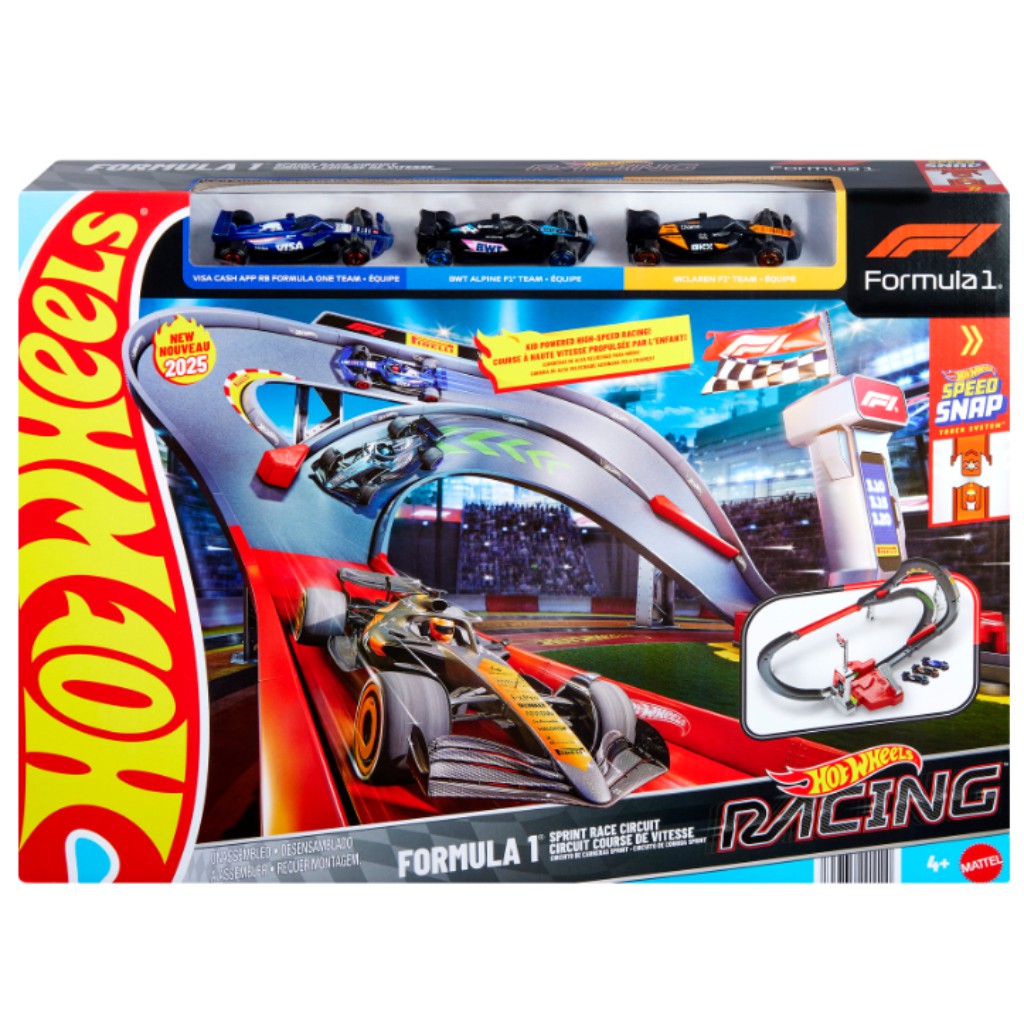Hot Wheels: Формула 1 спринт състезателна писта комплект - Mattel изображение 1