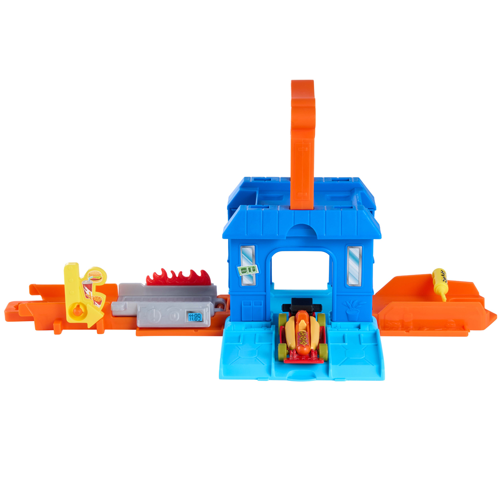 Hot Wheels: Градско заведение и ресторант за коли – Mattel изображение 2