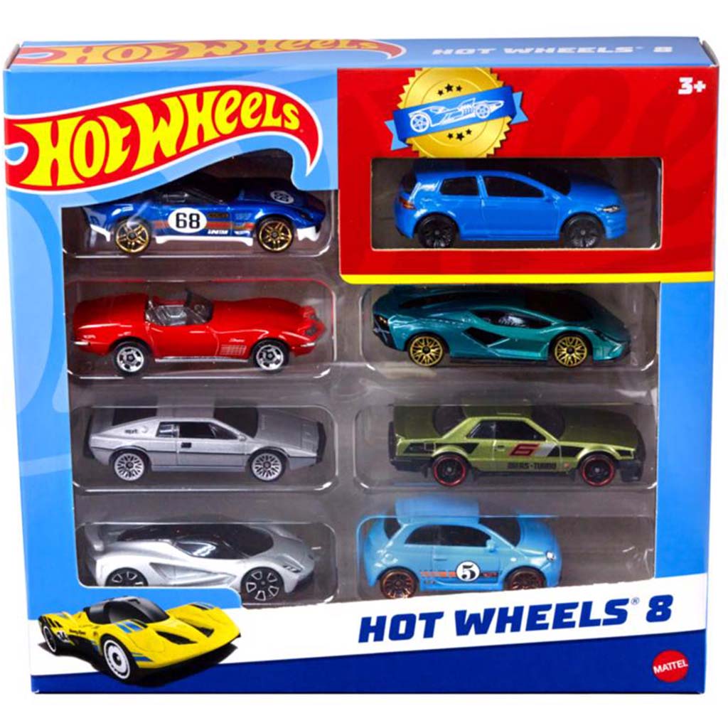 Hot Wheels количка 8бр. пакет - Mattel изображение 2