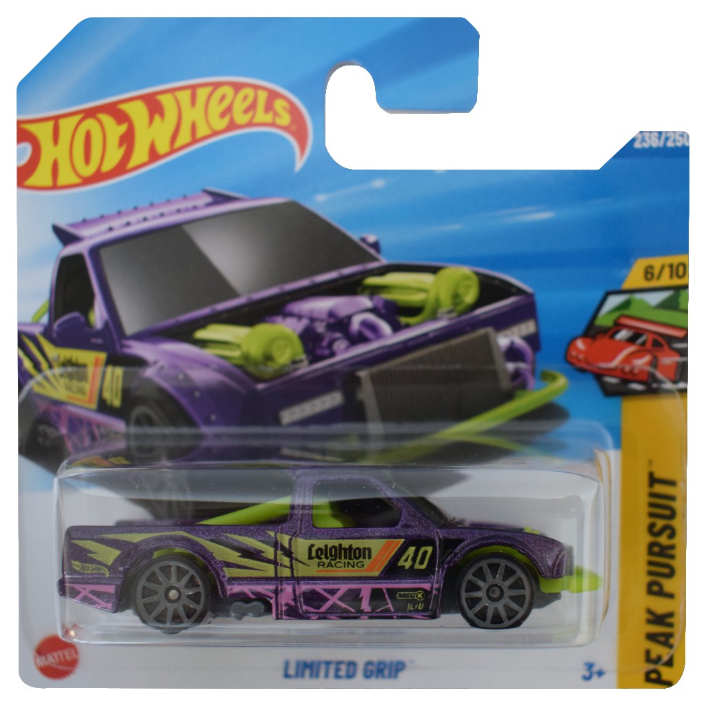 Hot Wheels: Limited Grip лилаво количка 1/64 - Mattel изображение 1