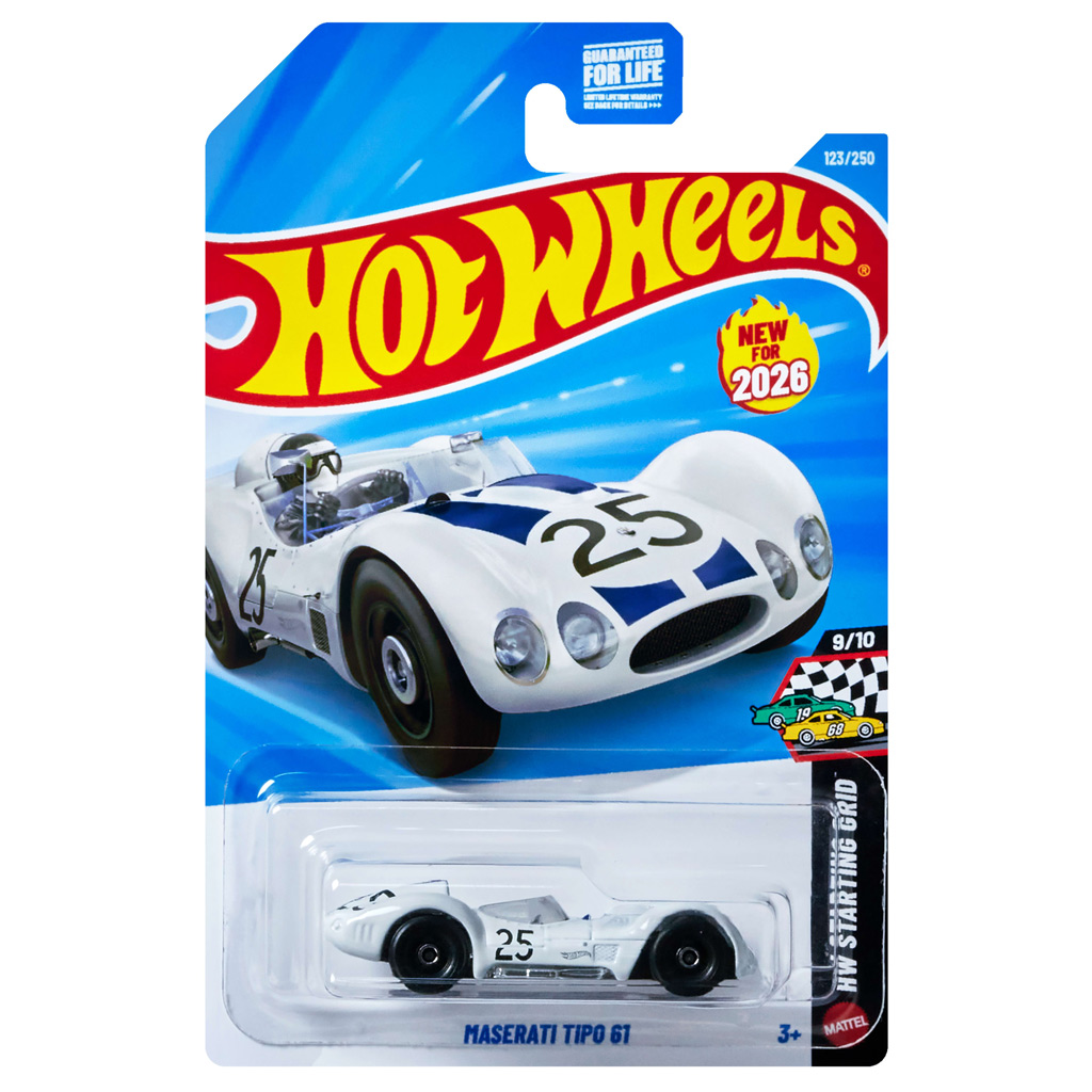 Hot Wheels: Maserati Tipo 61 количка 1/64 - Mattel изображение 1