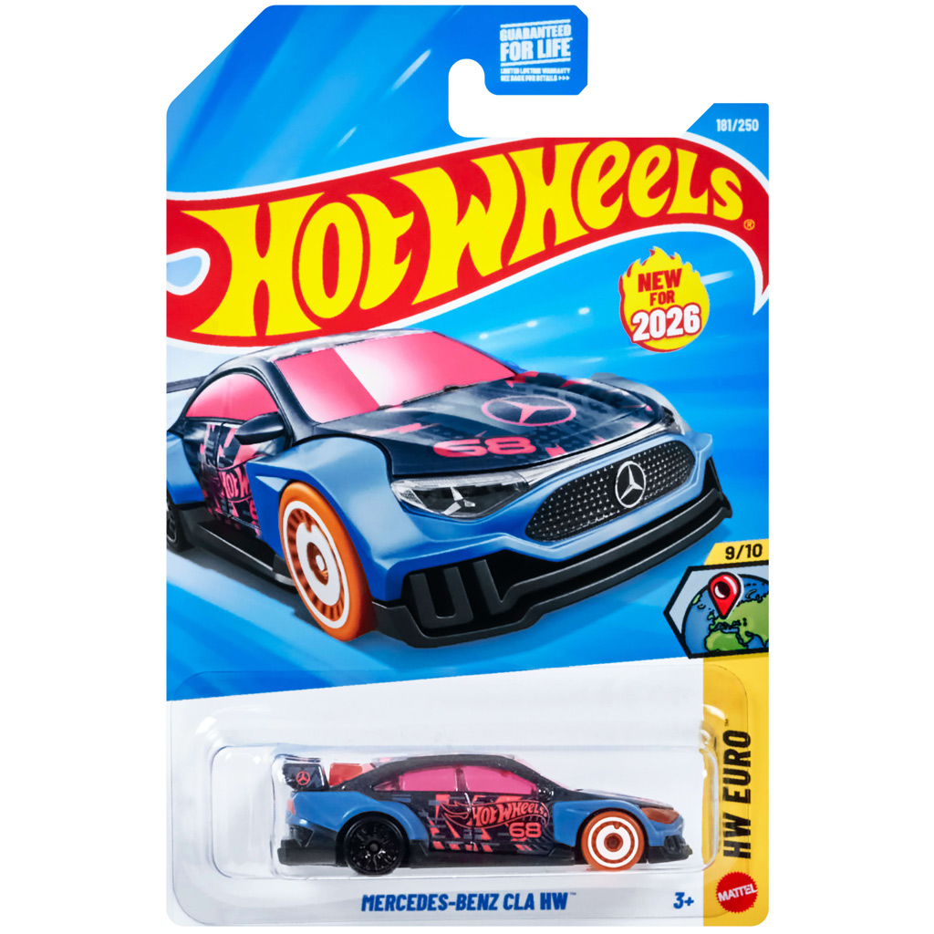 Hot Wheels: Mercedes-Benz CLA HW количка 1/64 - Mattel изображение 1