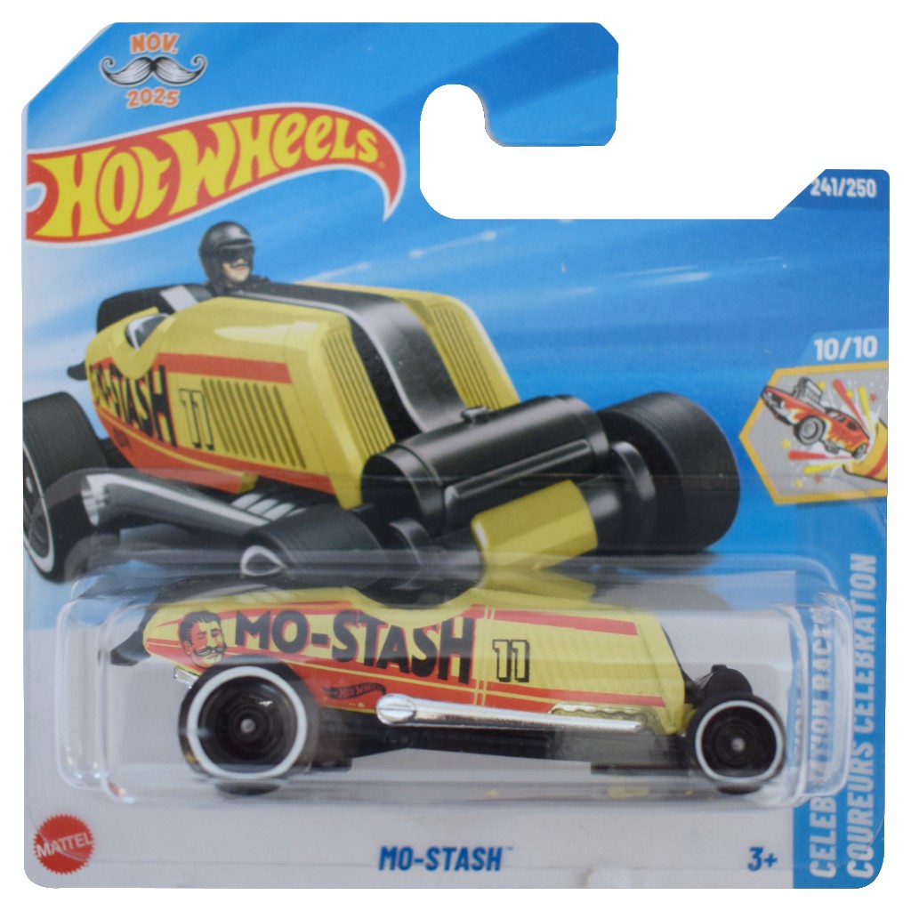 Hot Wheels: Mo-Stash жълто количка 1/64 - Mattel изображение 1